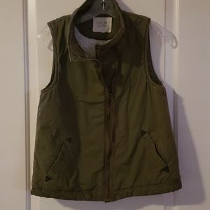 Army green vest by Thread & Supply